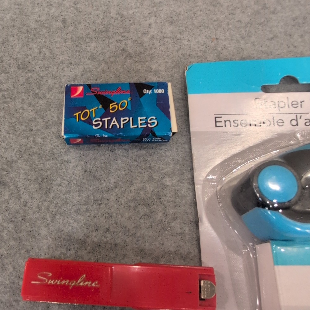 Swingline Stapler Set Lot Mini Stapler and Staple Remover with 500 Staples - Picture 4 of 5